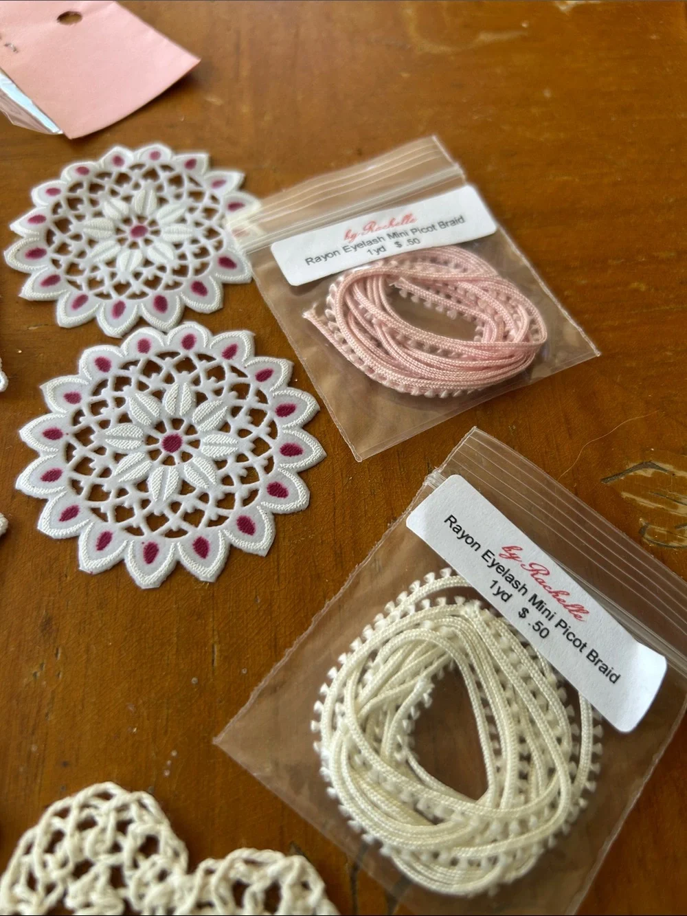 Vintage Lace Appliqués and Trim